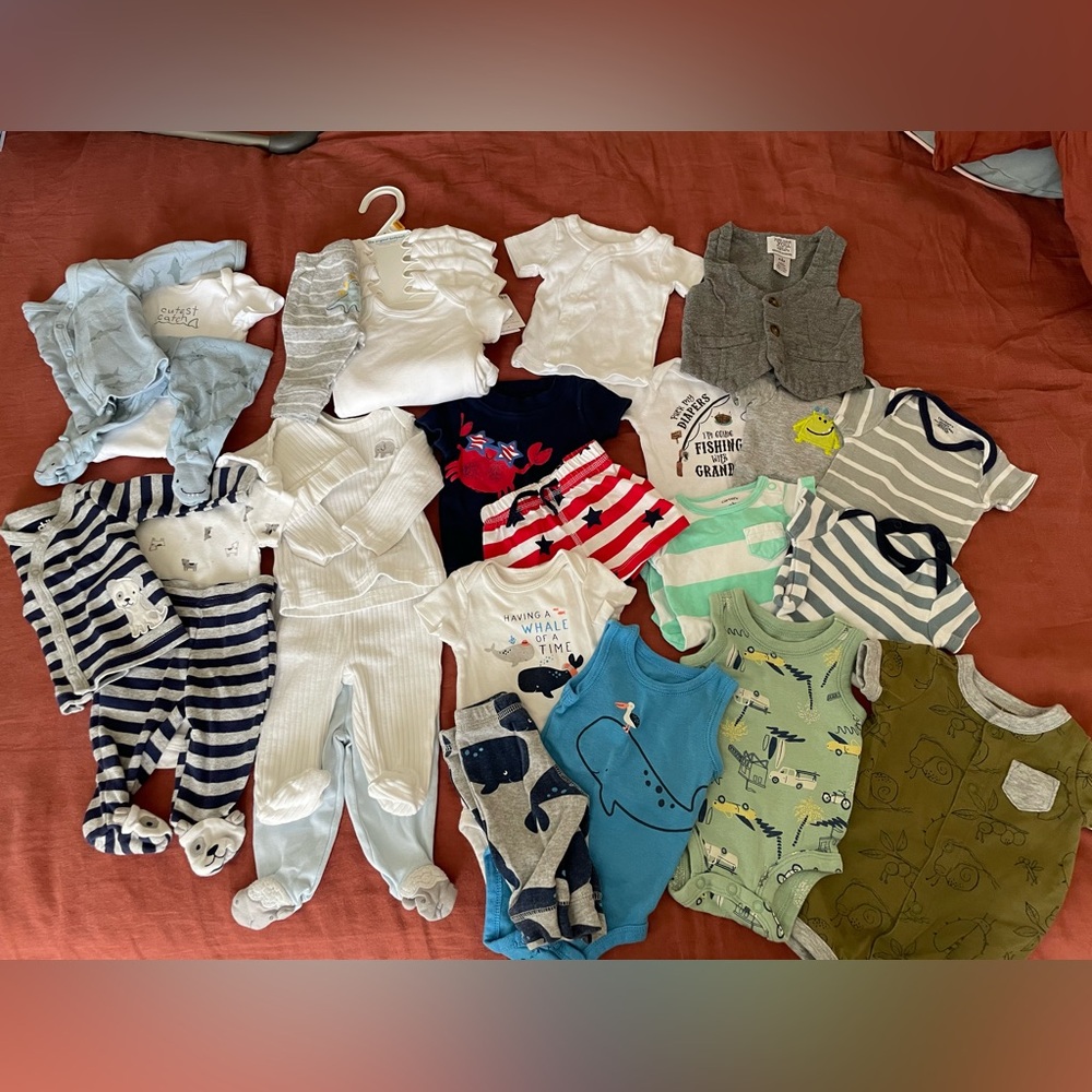 Newborn baby boy bundle